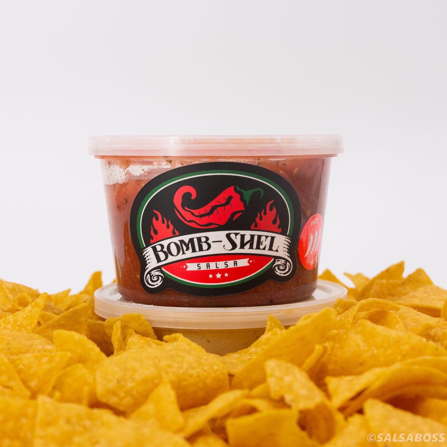 Bomb-Shel Salsa, Hot 16oz