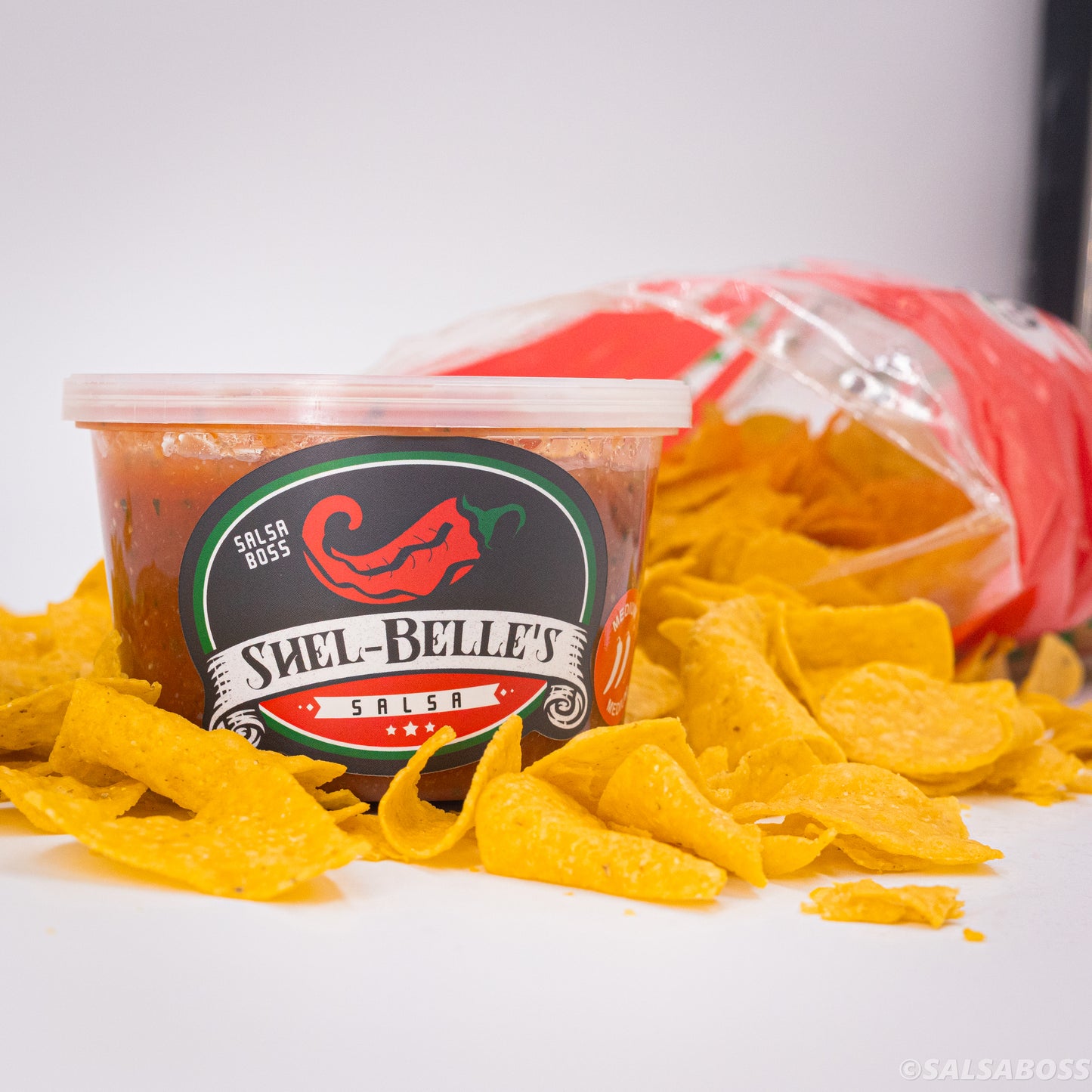 Shel-Belle's Salsa, Medium 16oz