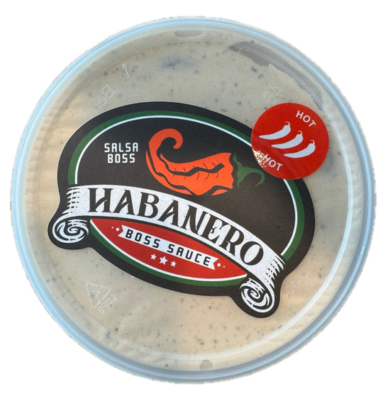 Habanero Boss Sauce, Hot 8oz.