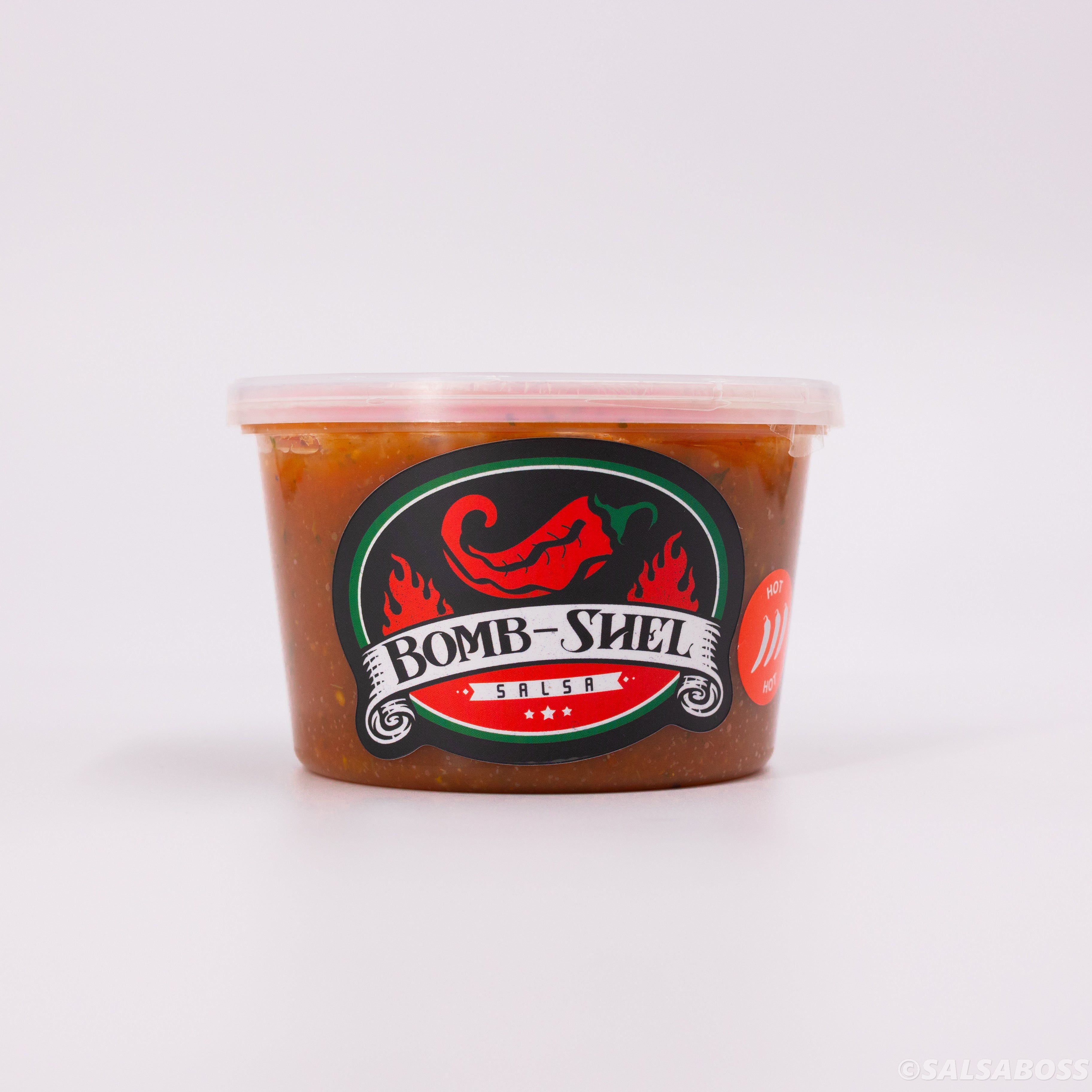 Bomb-Shel Salsa, Hot 16oz – Salsa Boss